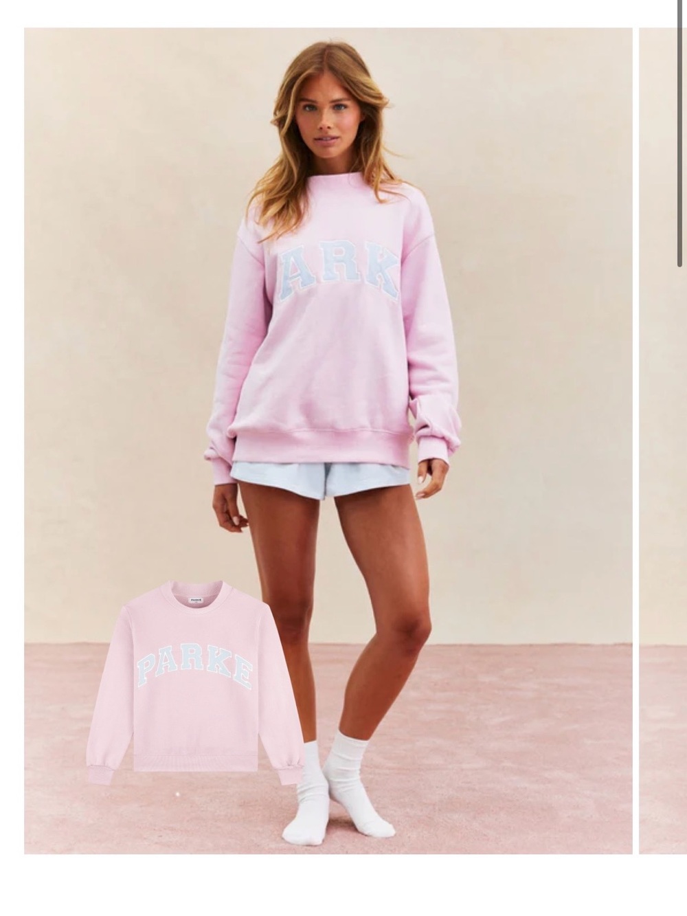 PARKE Birthday - Cupcake Heritage Varsity Mockneck Sweatshirt - NWT - XXL